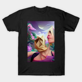 Abstract, Surrealism Mystical World T-Shirt